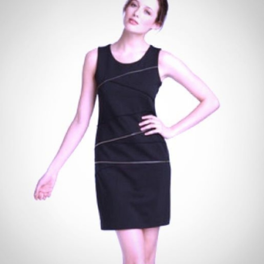 MICHAEL Kors | Black Shift with Zipper Details, 2P